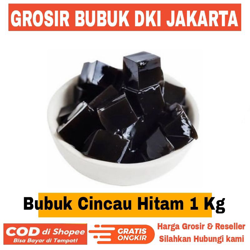 

Bubuk Cincau Hitam Original 1 Kg Grass Jelly Powder Cappucino Cincau Bubuk Minuman