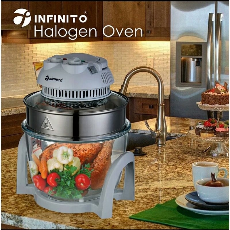 infinito halogen oven air fryer tembus pandang