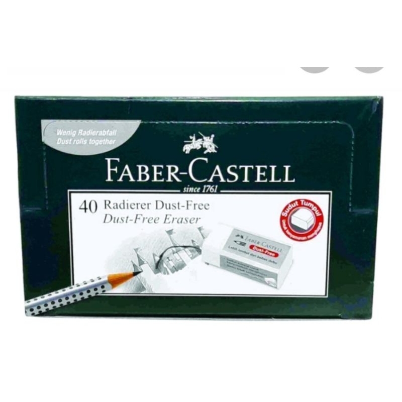 

Penghapus B40 Hitam-Putih FaberCastel
