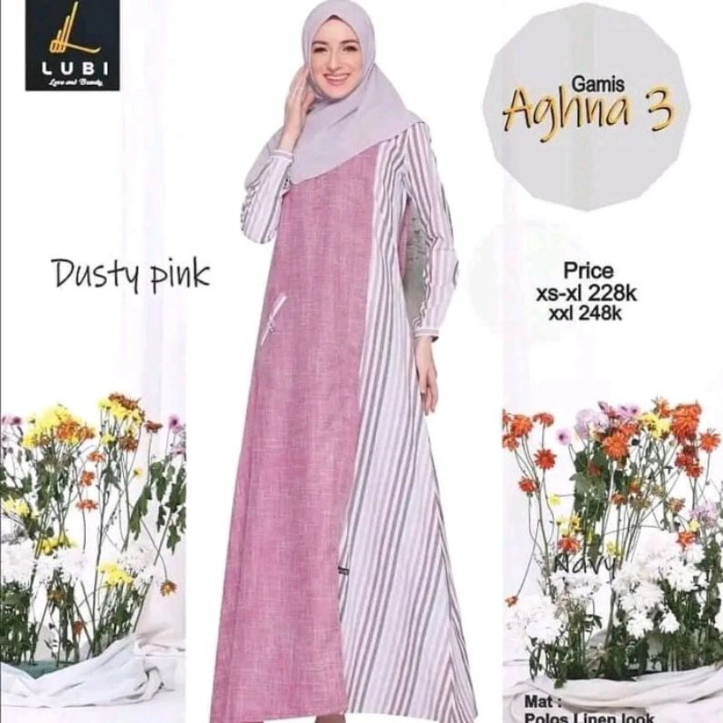 Ready gamis termurah lubi aghna sale