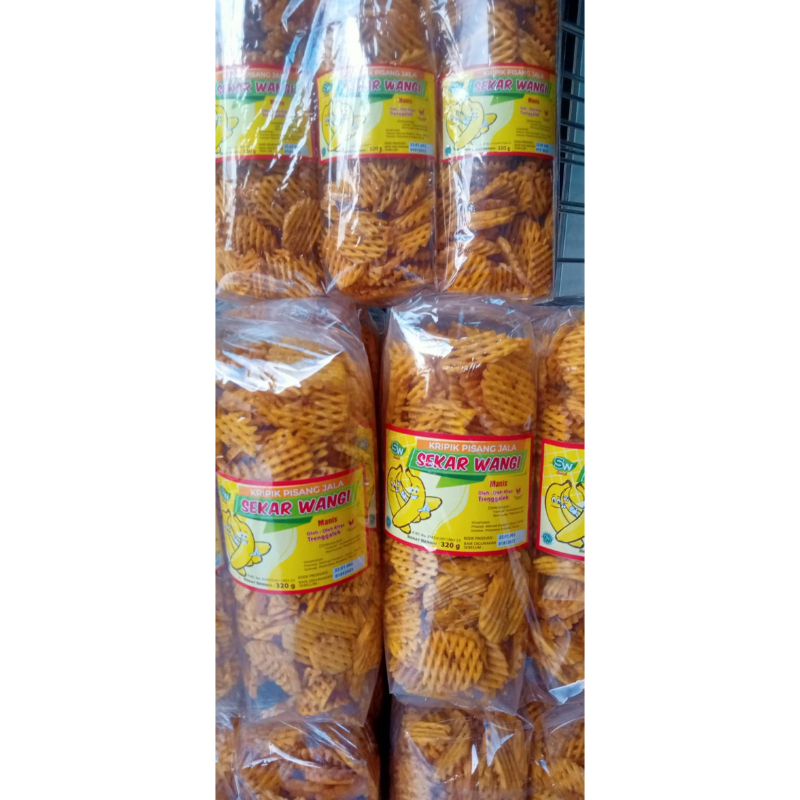 KRIPIK PISANG SEKAR WANGI| KRIPIK PISANG JALA MANIS/KRIPIK PISANG 320GR