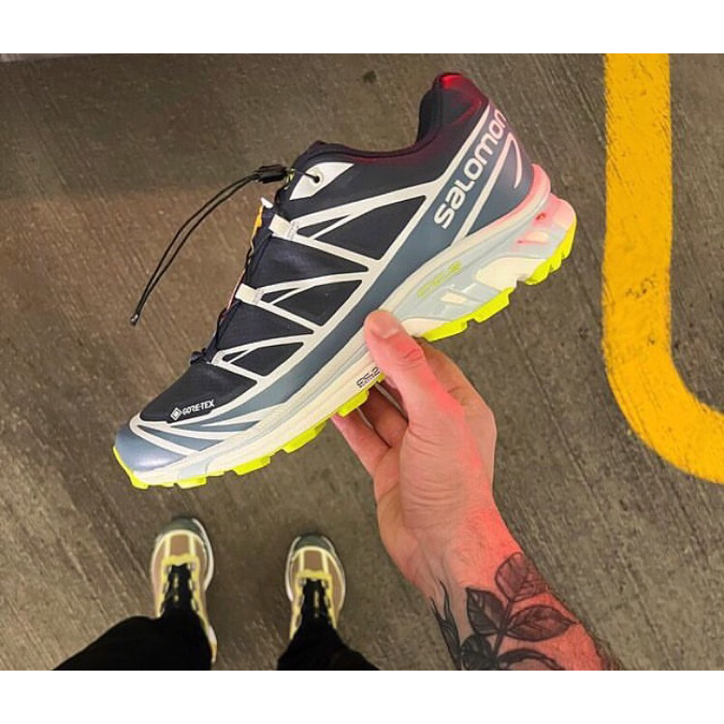Salomon XT 6 Goretex Night Sky Blue Lime