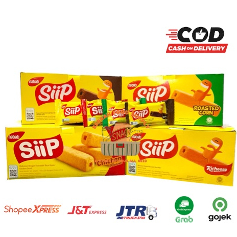 

( BERKAH ) Nabati SIIP Box 20Pcs x 5gr NABATI SIP Richeese Keju Jagung Bakar Richoco Coklat Ayam Biskuit snack cemilan anak cookies wafer