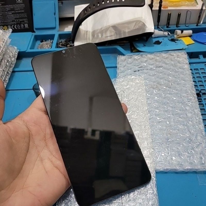 lcd realme c3 ori oem second minus