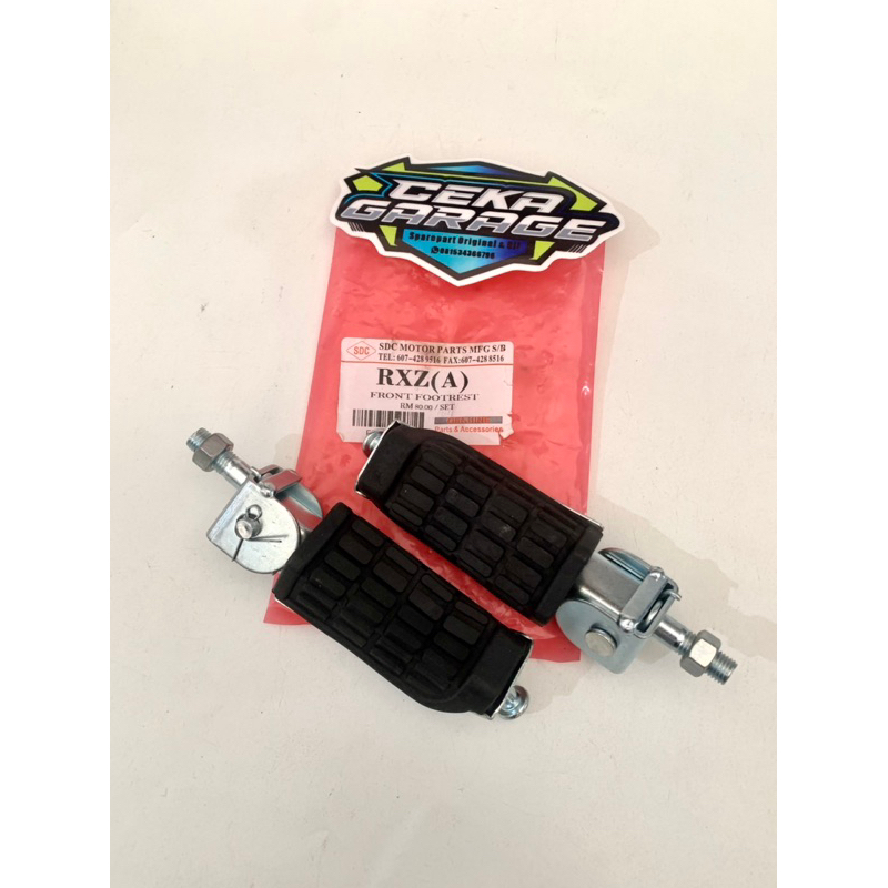 karet ijakan depan. karet foot step dpn yamaha rxz mile dan rx z catalyzer
