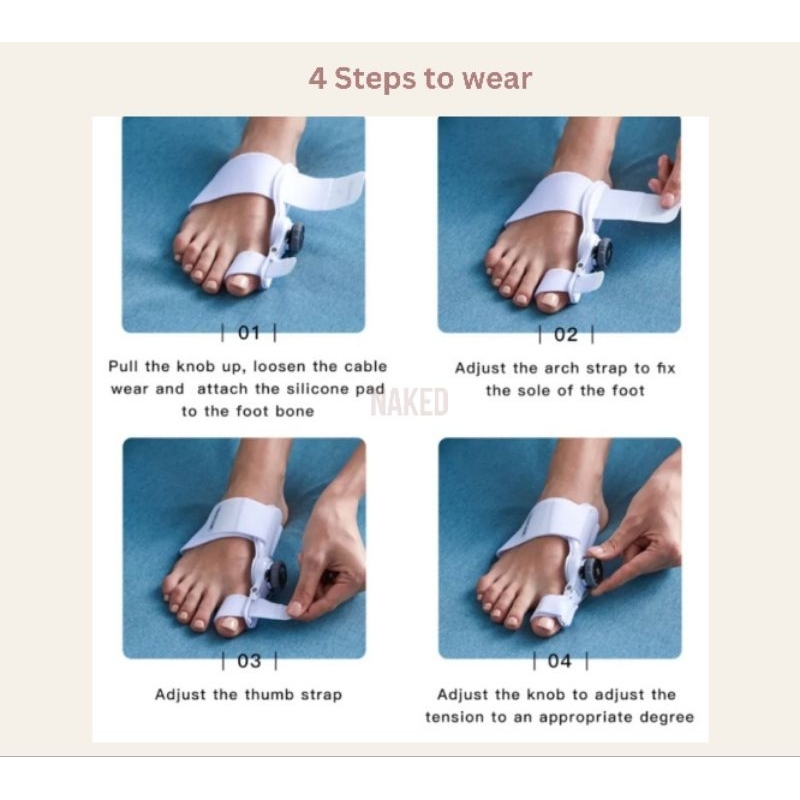 Toe corrector bunion pelurus jempol kaki high quality product