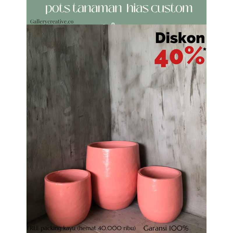 pot tanaman hias - planter bag - guci besar PREMIUM