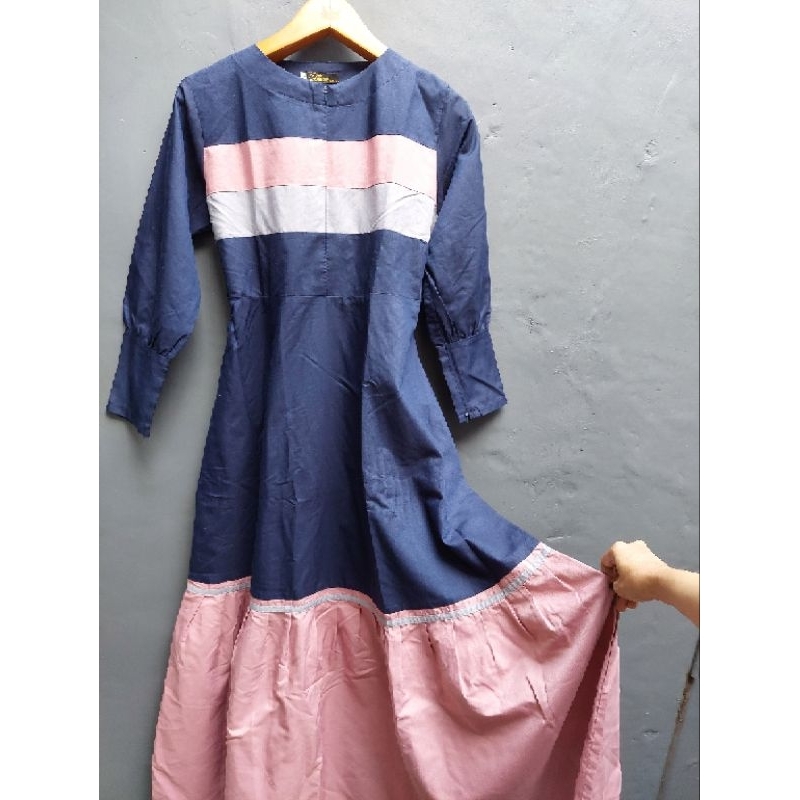 Preloved gamis dress muslim baju longdress hijab tunik