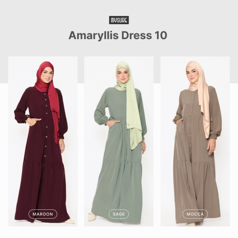 Amaryllis dress 10 MYSURE / Gamis MYSURE
