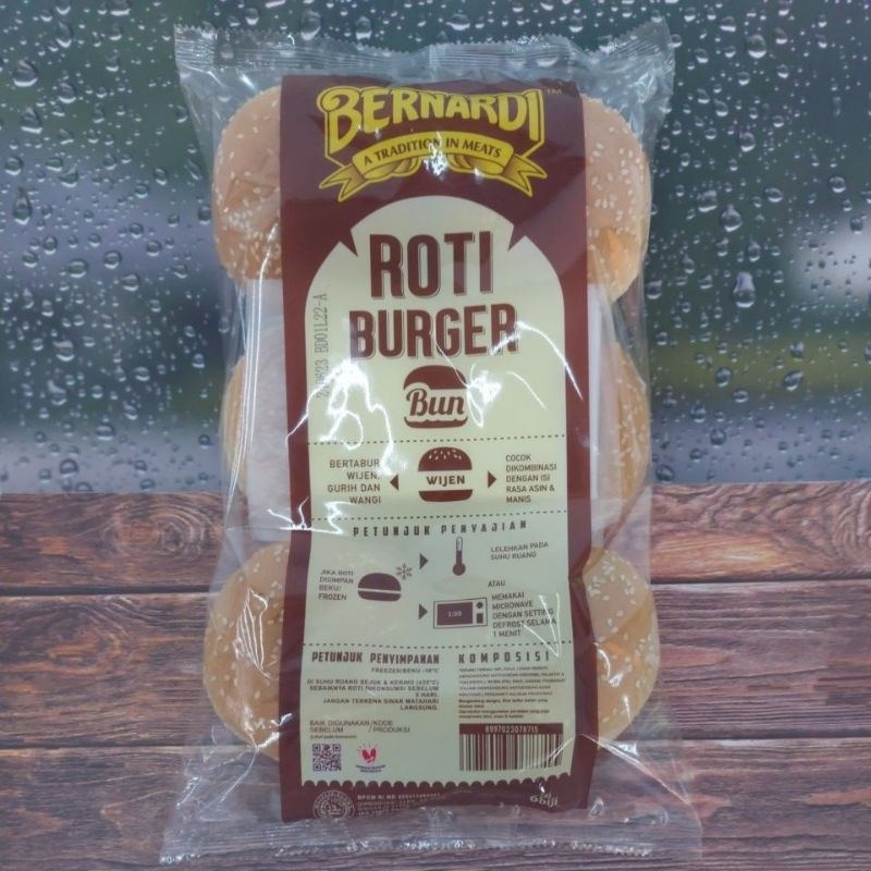 

BERNARDI ROTI BURGER WIJEN ISI 6