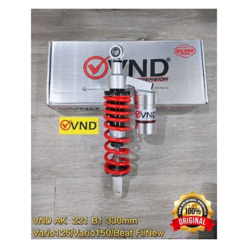 Shockbreaker / Shock VND Ak 221 330MM Vario 125 150 160 Beat Scoopy Genio Fazzio