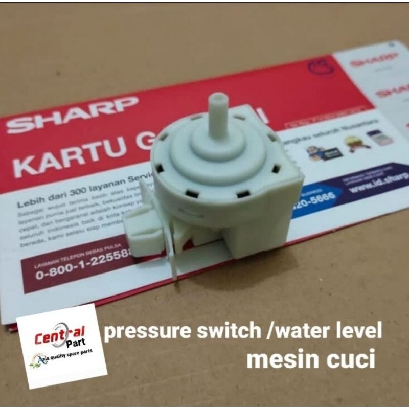 water level pressure switch mesin cuci sharp front loading ES-FL862 , ES-FL872