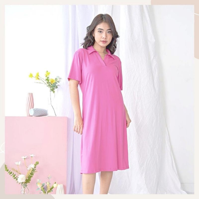 COD!! Dress Midi Crinkle Airflow /Atasan wanita crinkle masa kini