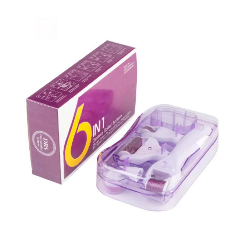 DRS 6 IN 1 Derma Roller Kit Titanium Micro-needle