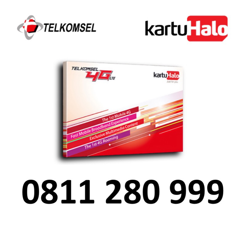 Kartu Halo 10 Digit Triple 0811 280 999