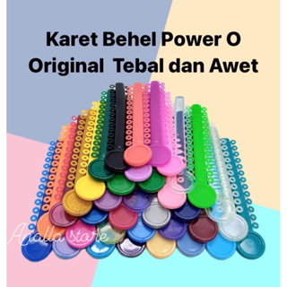 Image of ( BISA COD ) KARET BEHEL POWER O| Karet Biasa Behel | Bebas Pilih Warna | Tulis di Catatan | Behel Padang