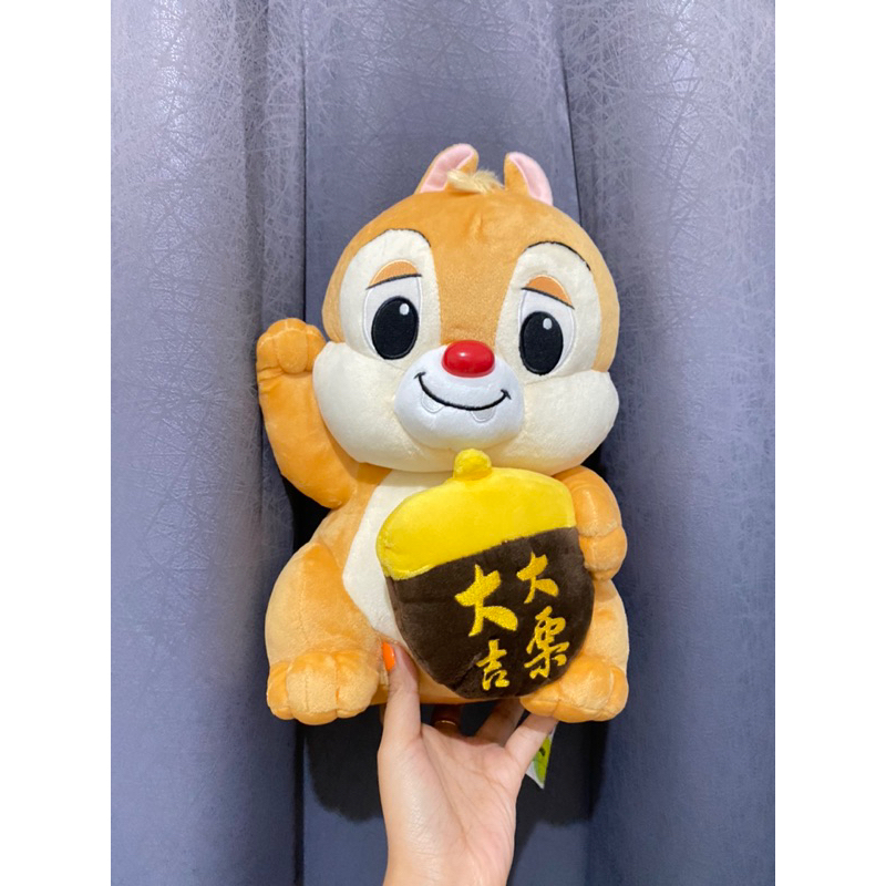 Boneka Karakter Lucky Dale Size 32cm Original / Boneka Dale si Tupai Hoki / Boneka Dale Hoky / Bonek