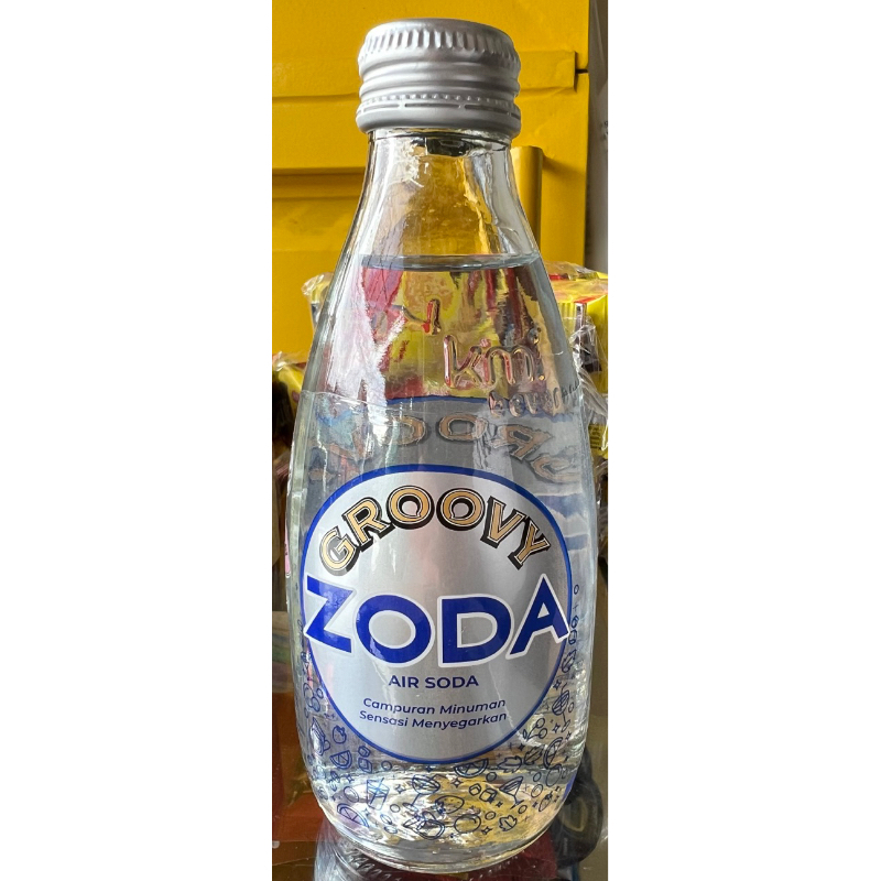 

Minuman Air Soda botol Kaca merk Groovy Zoda