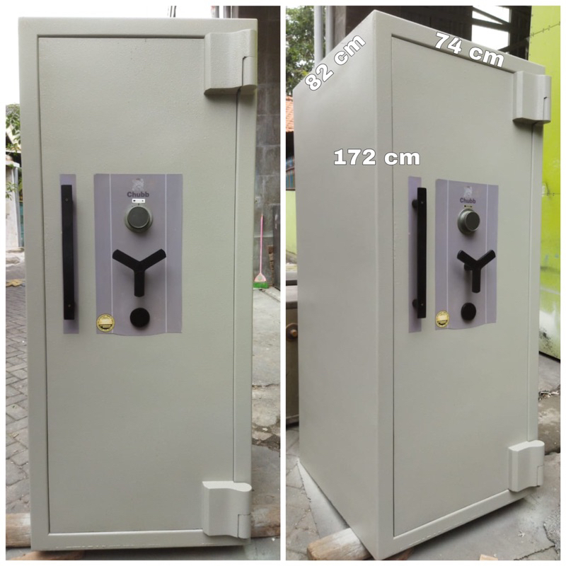 Brankas Chubb Tinggi 172 cm RPF Brangkas Bekas Kunci LN Tahan Api Safety Box