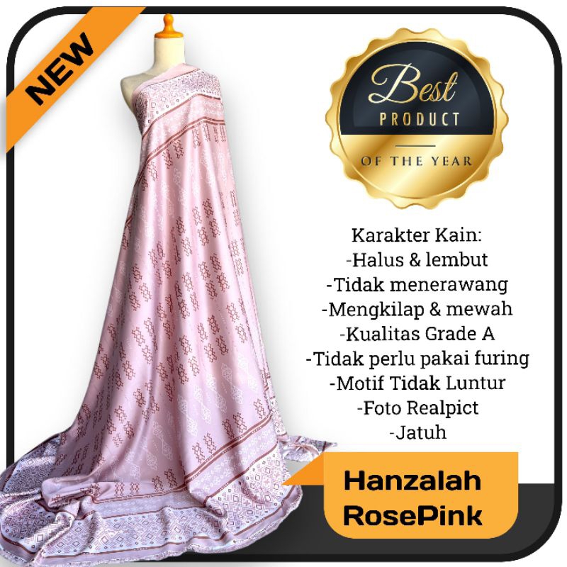 Kain Dr Silk Motif Hanzalah harga setengah meter