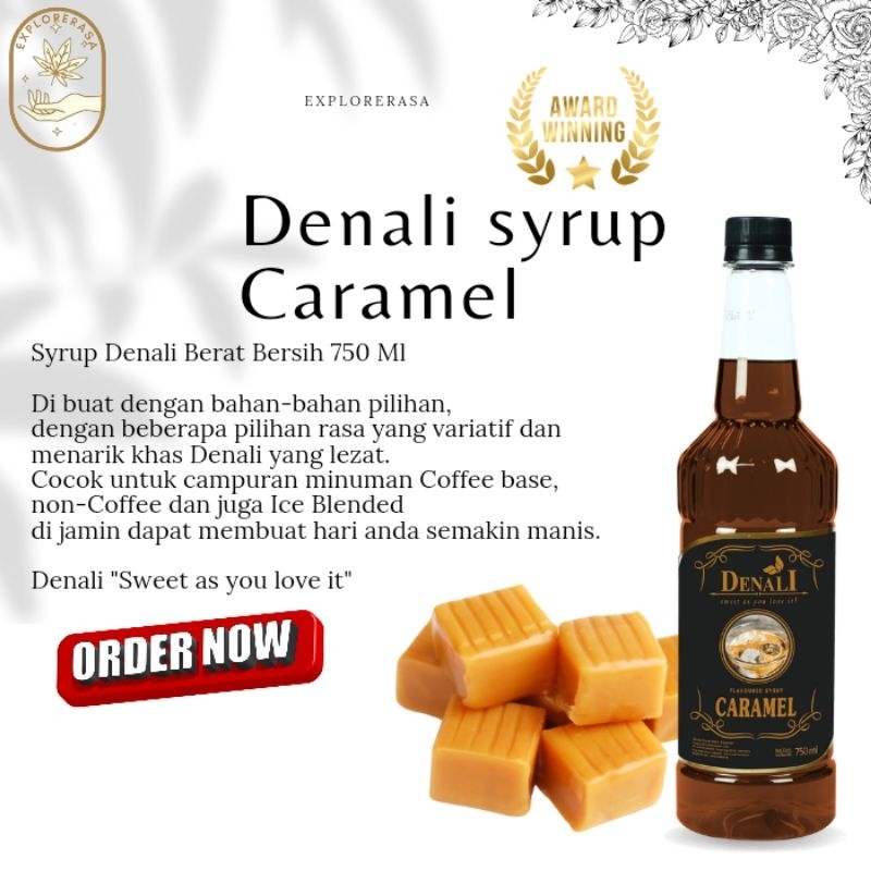 

Denali syrup rasa Caramel 750ml