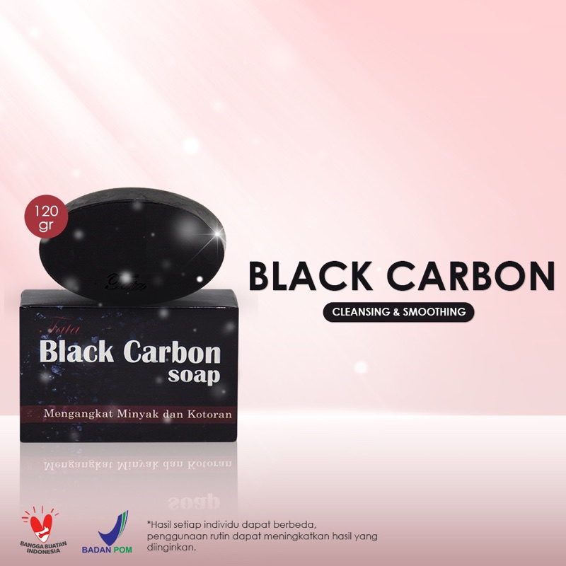 GROSIR BPOM TATA BLACK CARBON SOAP 80GR PRODUK ASLI INDONESIA