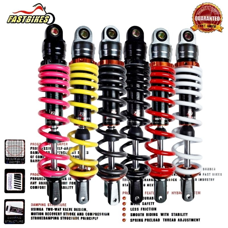 SHOCKBREAKER MOTOR MATIC SINGLE NON TABUNG SHOCK ABSORBER MOTOR MATIC COCOK UNTUK MIO BEAT SCOOPY FINO GENIO DLL