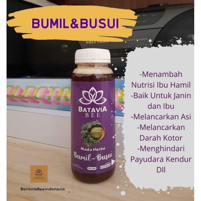 

madu bumil busui madu herbal batavia bee