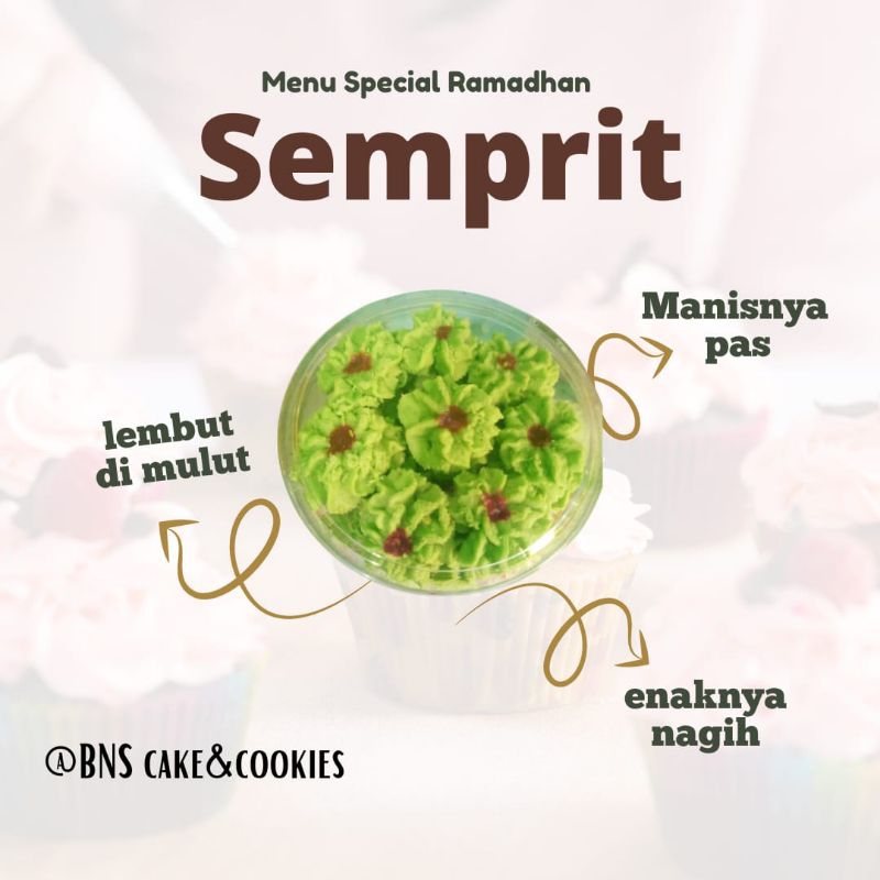 

Kue Semprit Warna /Kue lebaran