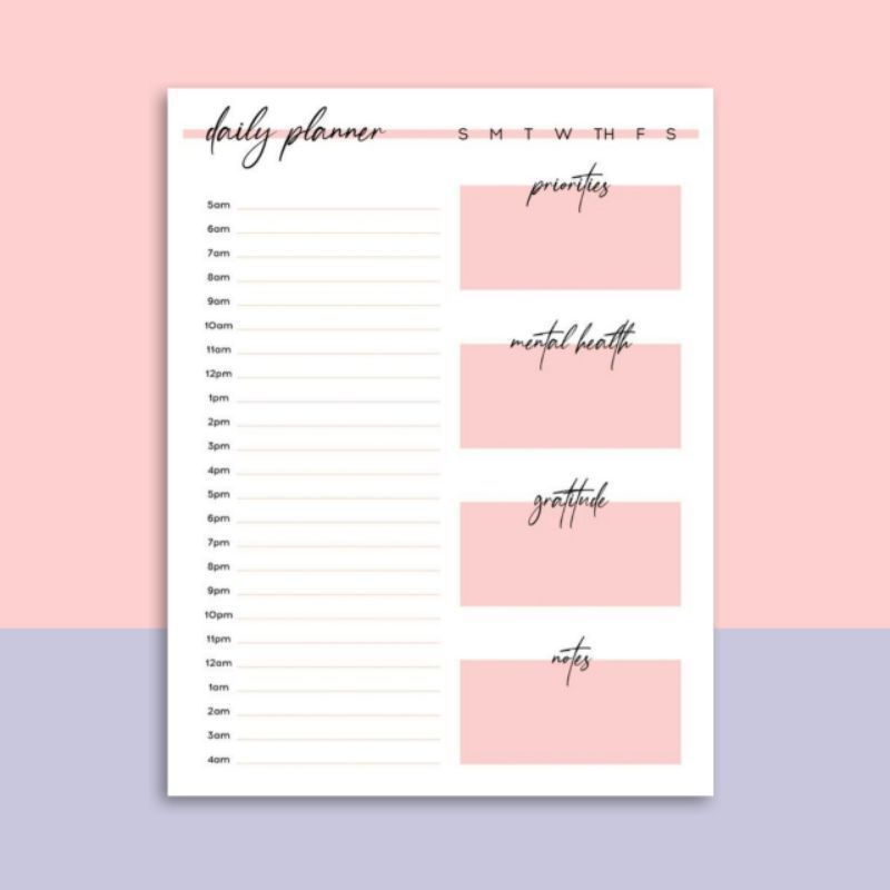 

loose leaf a5/kertas binder a5 daily planner