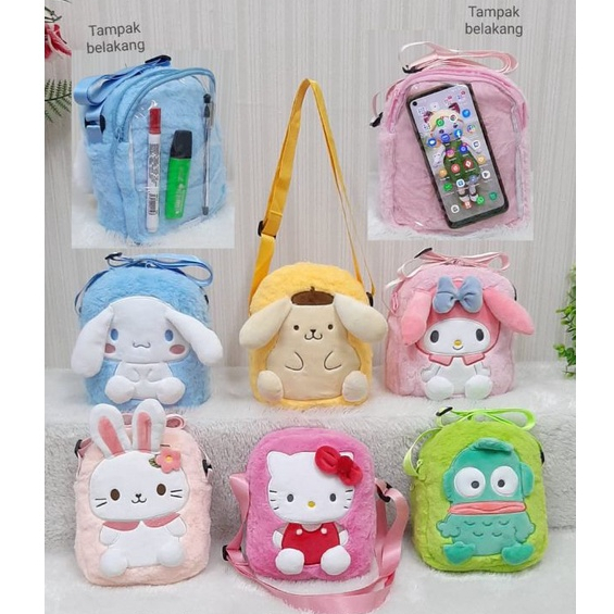 Tas Selempang Transparan Chinnamoroll Melody Selempang anak