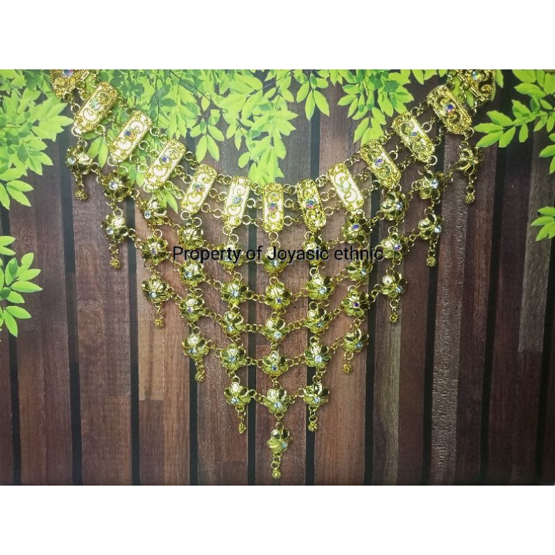 Kalung Topi | Aksesoris Pengantin Pria Adat Aceh atau Kalung Leher | Aksesoris Pengantin Wanita Bugi