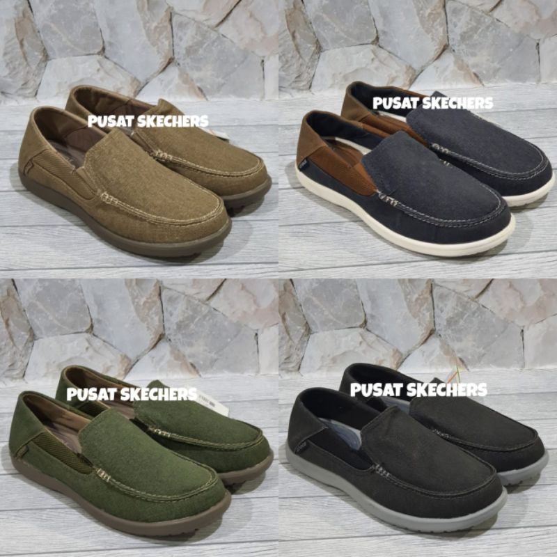 SEPATU SANDAL CROCS SANTA CRUZ DELUXE SLIP ON