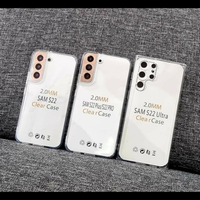 CLEAR CASE BENING SAMSUNG S22 / S22 PLUS / S22 ULTRA SOFTCASE TPU GEL CLEAR