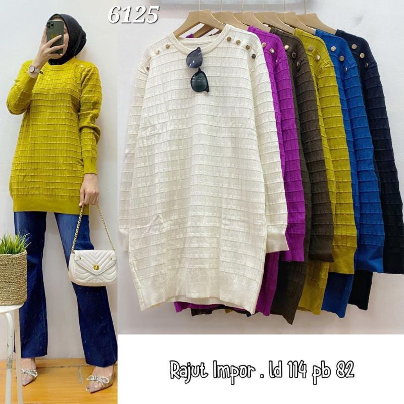 TUNIK RAJUT IMPORT PREMIUM / ATASAN RAJUT