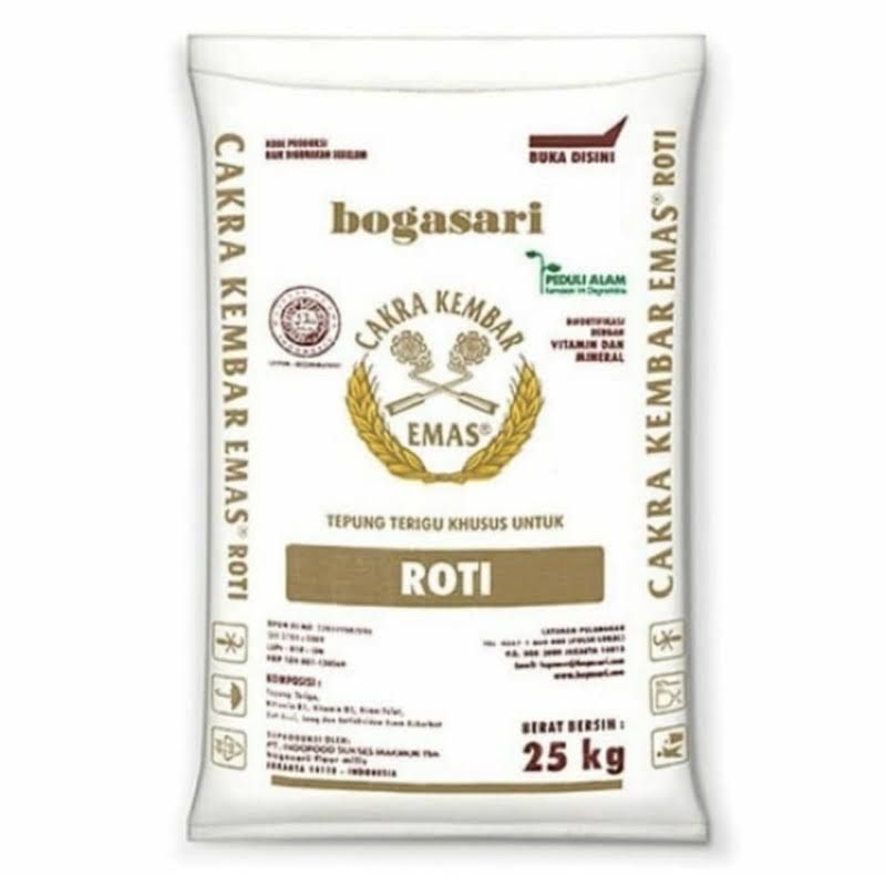 

Tepung Cakra Kembar Emas 25kg KHUSUS INSTANT