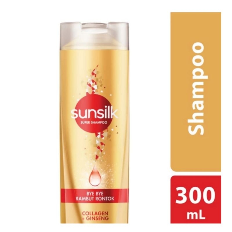 Sunsilk Super Shampoo Perawatan Rambut Rontok Bye-Bye Rambut Rontok 300 ML