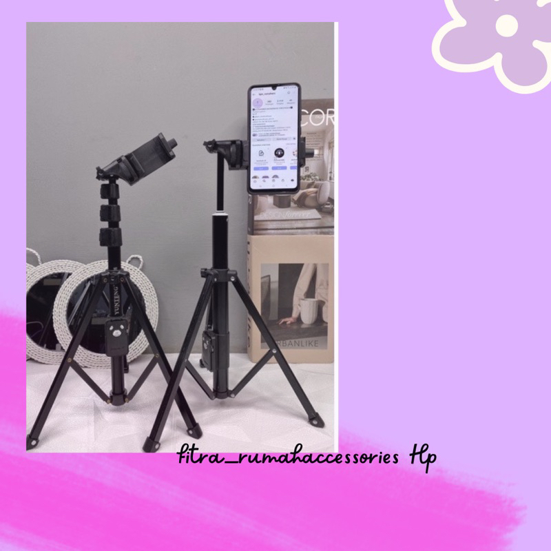 Tongsis Tripod 2in1 Yunteng VCT-1608 Remote Shutter Bluetooth vct1608 & VCT-1688