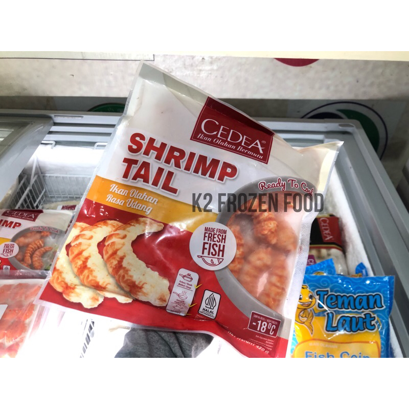 

Cedea Shrimp tail(450g) ikan olahan rasa udang - frozen food makassar