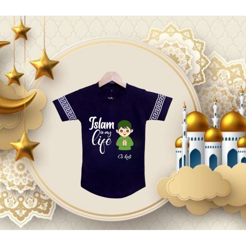 Kaos Kurta baju koko anak Lengan pendek Anak katun combed30s karakter Umur 1-11 Tahun