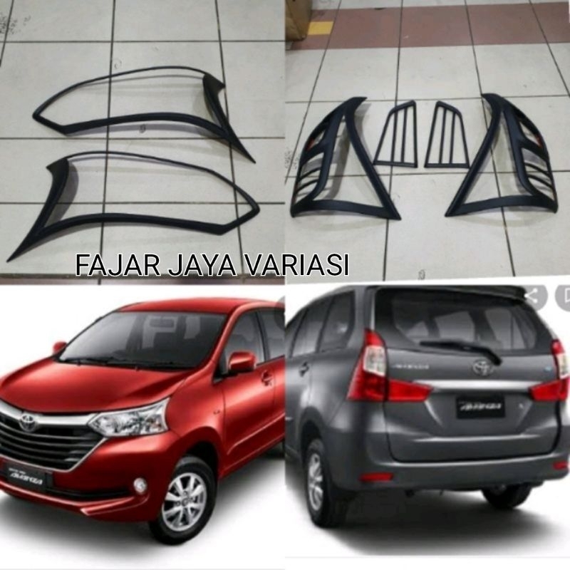 GARNISH LAMPU DEPAN BELAKANG AVANZA XENIA 2016-2018 LIST LAMPU XENIA AVANZA