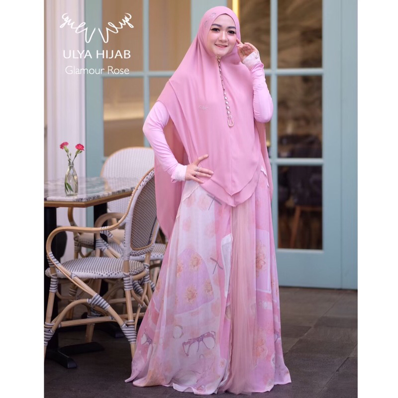 preloved glamour rose by ulya hijab