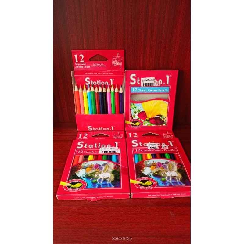 

PENSIL 12 WARNA STATION 1 PENDEK