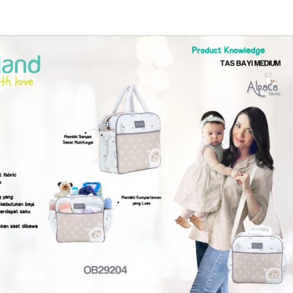 Omiland Tas Bayi Kecil Alpaca Series - ALD