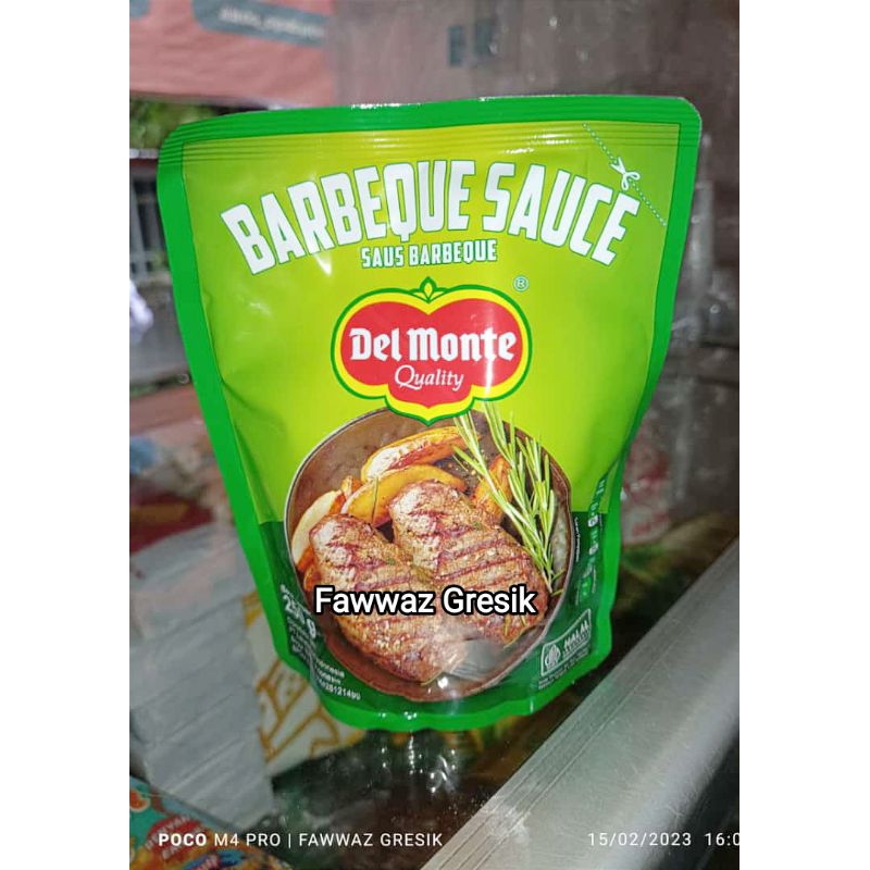 Saos/Sauce Barbeque BBQ Delmonte 250gr / Del Monte Saus Barbeque 250 gr