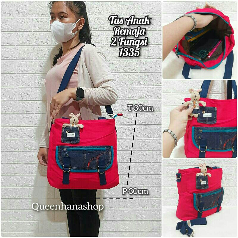 New Tas Selempang Anak Remaja 1335 Tas Kain Boneka