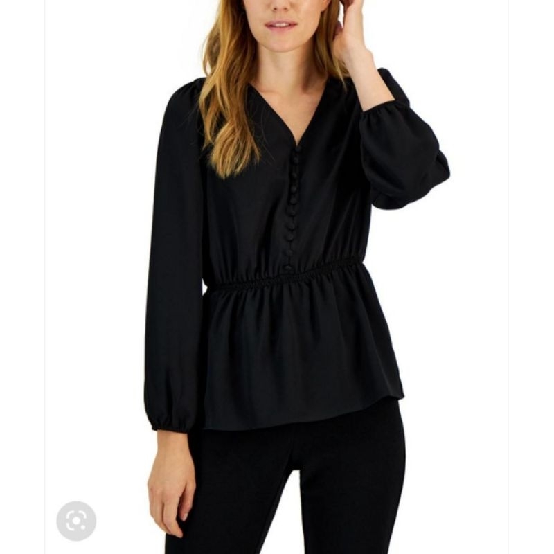 Alfani peplum blouse