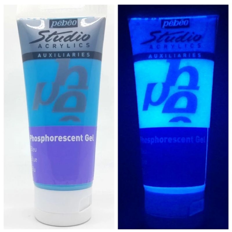 

Pebeo Glow In The Dark Acrylic Paint 100 ml Blue