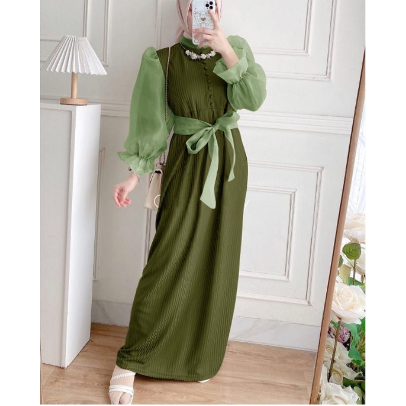 Maxi Dress Vienita MAXY VIENITA Gamis Vienita Maxi Vienita Gamis murah Gamis bahan knit mango Pakaia