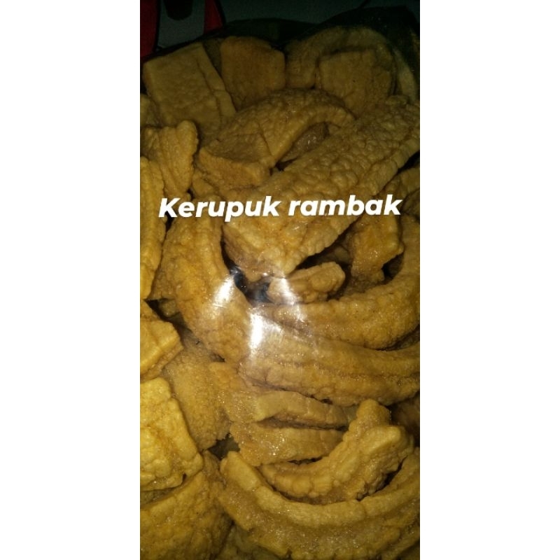 

Kerupuk❤️Rambak/kerupuk kulit 250gr